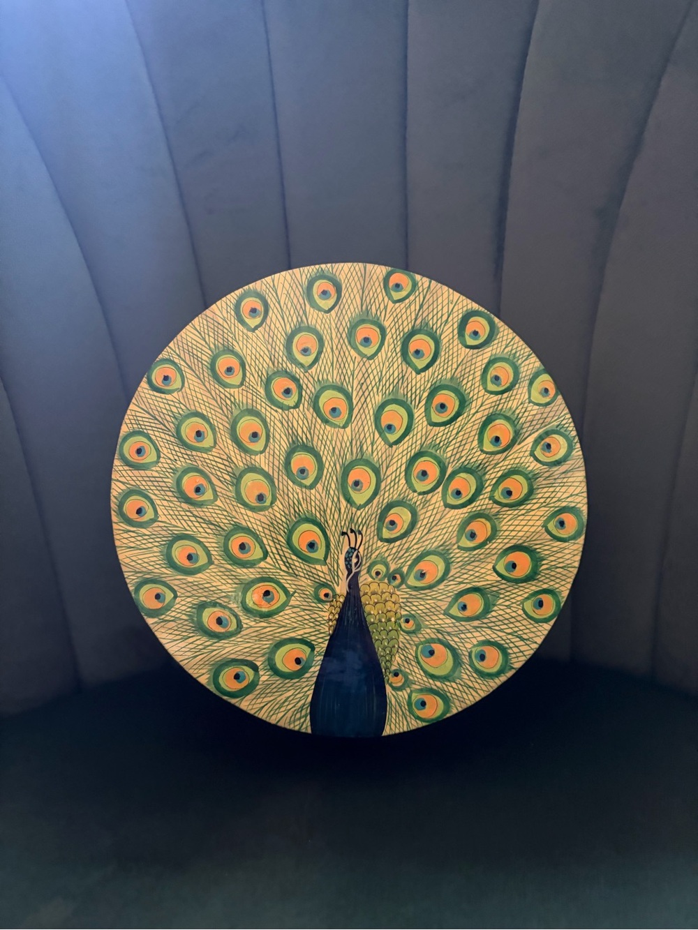 Pretty Peacock Lacquered Box